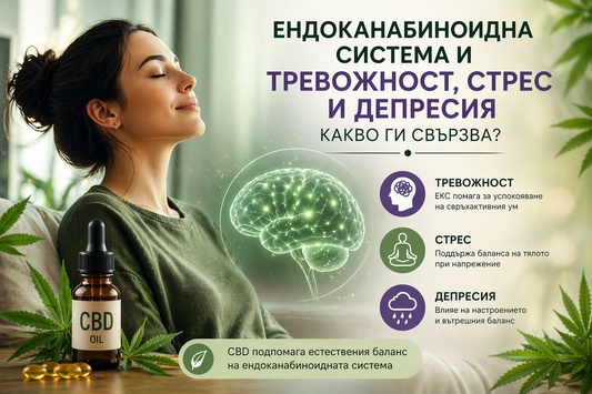 Ендоканабиноидна система и тревожност, стрес и депресия – какво ги свързва?